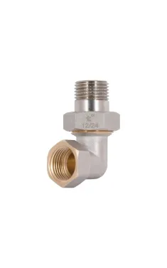 Thermo Alliance Standart Сгон-американка 1/2″ВН никель, угловой TAS191W15