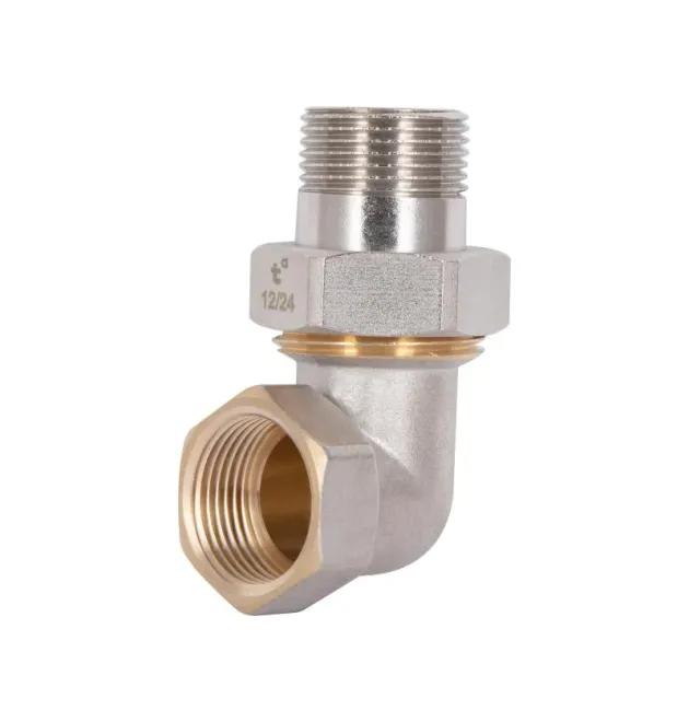 Thermo Alliance Standart Сгон-американка 3/4″ВН никель, угловой TAS191W20 фото - 1