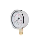 Манометр гліцериновий Thermo Alliance Forte d63 мм, 1/4″З, нижнє підключення, 0–4 бар, латунь — фото 3