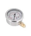 Манометр гліцериновий Thermo Alliance Forte d63 мм, 1/4″З, нижнє підключення, 0–4 бар, латунь — фото 5