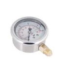 Манометр гліцериновий d63 мм, 1/4″З, нижнє підключення, 0–6 бар, латунь, Thermo Alliance Forte — фото 5