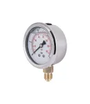 Манометр гліцериновий Forte d63 мм, 1/4″З, нижнє підключення, 0–10 бар, латунь Thermo Alliance Forte — фото 3