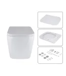 Готове рішення Qtap для ванної кімнати: підвісний унітаз Tern Ultra Quiet 525x345x360 + комплект інсталяції Nest 4 в 1 (лінійна клавіша White) фото - 7