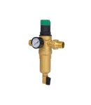Самопромывной фильтр для горячей воды Thermo Alliance Forte 3/4″ НН с редуктором давления и манометром — фото 3