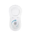 Готовое решение Qtap для ванной комнаты: подвесной унитаз Swan Ultra Quiet 520×360×320 + комплект инсталляции Nest 4 в 1 (квадратная клавиша Chrome) фото - 6