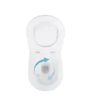 Готовое решение Qtap для ванной комнаты: подвесной унитаз Swan Ultra Quiet 520×360×320 + комплект инсталляции Nest 4в1 (линейная клавиша Matt Black) фото - 6