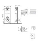 Готовое решение Qtap для ванной комнаты: подвесной унитаз Swan Ultra Quiet 520×360×320 + комплект инсталляции Nest 4 в 1 (линейная клавиша Chrome) фото - 2