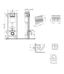 Готовое решение Qtap для ванной комнаты: подвесной унитаз Swan Ultra Quiet 520×360×320 + комплект инсталляции Nest 4 в 1 (круглая клавиша Chrome) фото - 2