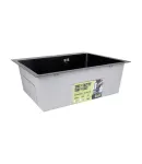 Інтегрована кухонна мийка Decor Black PVD Honeycomb Lidz Handmade H6050HB 2,5/0,5 мм фото - 4