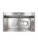Мойка для кухни интегрированная Decor Honeycomb Lidz Handmade H7545 3,0/1,0 мм — фото 3