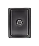 Интегрированная кухонная мойка Decor Black PVD Honeycomb Lidz Handmade H7545B 3,0/1,0 мм — фото 15
