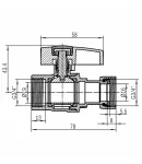 Thermo Alliance Standart Кран шаровой 3/4