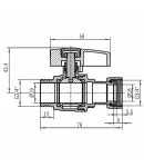 Thermo Alliance Standart Кран шаровой 3/4