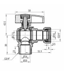 Thermo Alliance Standart Кран шаровой 3/4