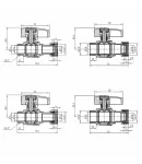 Thermo Alliance Standart Комплект прямых кранов  1/2