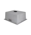 Інтегрована кухонна мийка під стільницю Lidz Handmade H4843 Brushed Steel 3,0/1,0 мм — фото 5