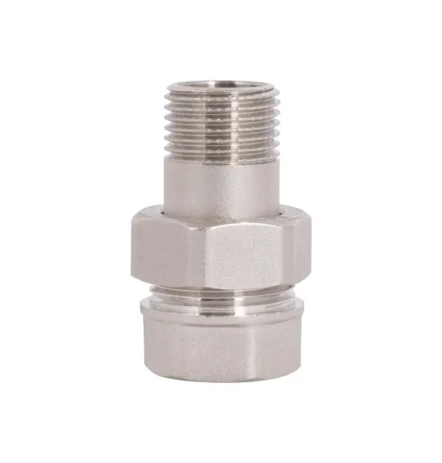 Згін-американка Forte 1/2″ВЗ нікельований, прямий, під плоску прокладку TAFG190W15 Thermo Alliance фото - 1