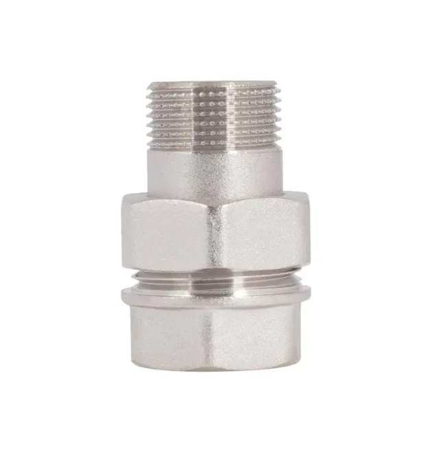 Згін-американка Forte 3/4″ВЗ нікельований, прямий, під плоску прокладку TAFG190W20 Thermo Alliance фото - 1