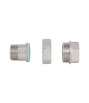 Згін-американка Forte 3/4″ВЗ нікельований, прямий, під плоску прокладку TAFG190W20 Thermo Alliance фото - 7