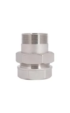 Thermo Alliance Forte Сгон-американка прямой под плоскую прокладку 1 1/2″ВН никель TAFG190W40