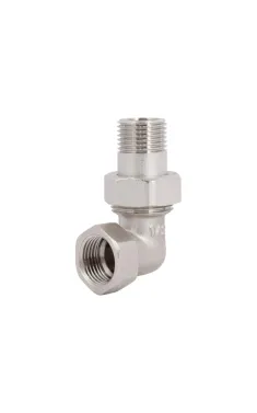 Thermo Alliance Forte Сгон-американка угловой под плоскую прокладку 1/2″ВН никель TAFG191W15
