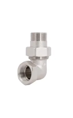 Згін-американка Forte 3/4″ВЗ нікельований, кутовий, під плоску прокладку TAFG191W20 Thermo Alliance