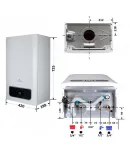 Thermo Alliance Ewa Котел газовый 28 кВт двухконтурный конденсационный фото - 2