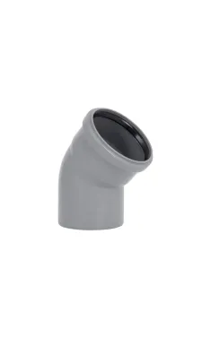 Коліно HT-System PLUS d110×45°, з ППР для каналізаційних труб Ostendorf-OSMA