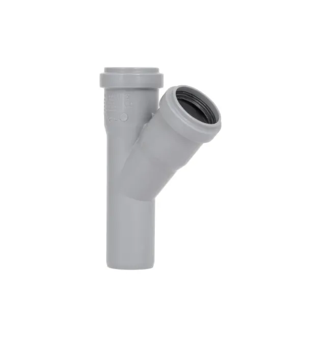 Трійник HT-System PLUS d32/32/32×45°, з ППР для каналізаційних труб Ostendorf-OSMA фото - 1