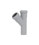 Трійник HT-System PLUS d32/32/32×45°, з ППР для каналізаційних труб Ostendorf-OSMA фото - 3