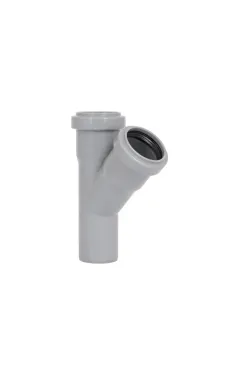 Трійник HT-System PLUS d40/40/40×45°, з ППР для каналізаційних труб Ostendorf-OSMA