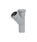 Трійник HT-System PLUS d40/40/40×45°, з ППР для каналізаційних труб Ostendorf-OSMA фото - 3
