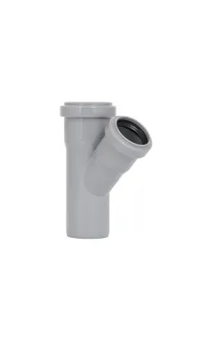 Трійник HT-System PLUS d50/40/50×45°, з ППР для каналізаційних труб Ostendorf-OSMA