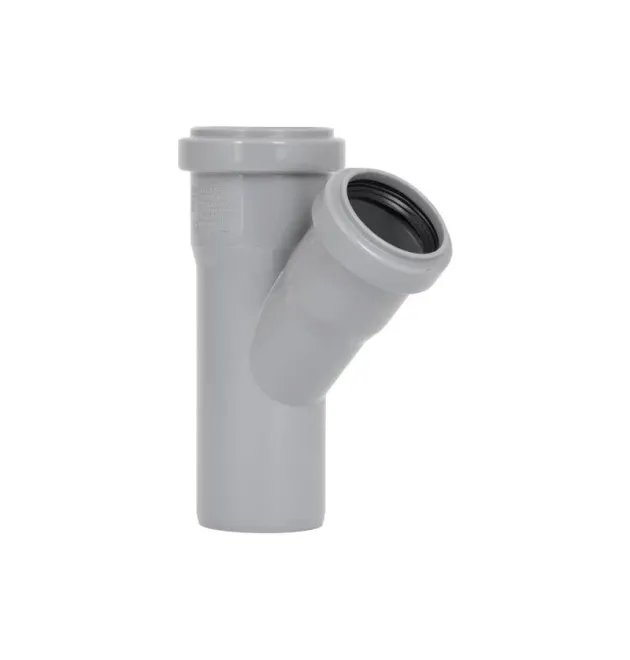 Трійник HT-System PLUS d50/40/50×45°, з ППР для каналізаційних труб Ostendorf-OSMA фото - 1
