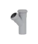 Трійник HT-System PLUS d50/40/50×45°, з ППР для каналізаційних труб Ostendorf-OSMA фото - 3