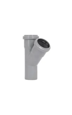 Трійник HT-System PLUS d50/50/50×45°, з ППР для каналізаційних труб Ostendorf-OSMA