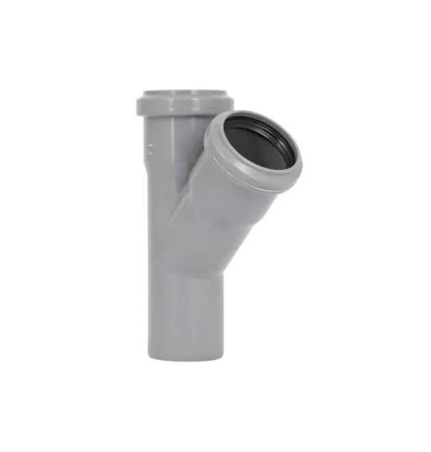 Трійник HT-System PLUS d50/50/50×45°, з ППР для каналізаційних труб Ostendorf-OSMA фото - 1