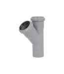 Трійник HT-System PLUS d50/50/50×45°, з ППР для каналізаційних труб Ostendorf-OSMA фото - 3