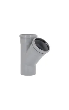 Трійник HT-System PLUS d110/110/110×45°, з ППР для каналізаційних труб Ostendorf-OSMA