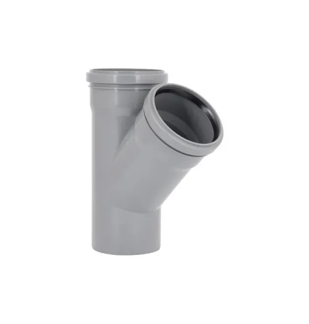 Трійник HT-System PLUS d110/110/110×45°, з ППР для каналізаційних труб Ostendorf-OSMA фото - 1