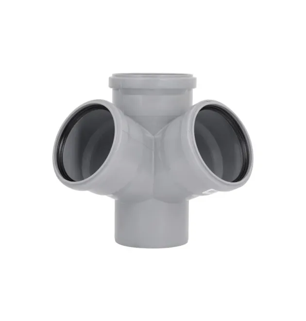 Хрестовина двоплощинна HT-System PLUS d110/110/110/110×67°, з ППР для каналізаційних труб Ostendorf-OSMA фото - 1