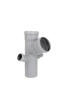 Хрестовина двоплощинна HT-System PLUS d110/110/110/50/50×67°, з ППР для каналізаційних труб Ostendorf-OSMA