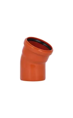 Коліно KG System d110×30°, з ПВХ для каналізаційних труб Ostendorf-OSMA