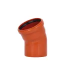 Коліно KG System d110×30°, з ПВХ для каналізаційних труб Ostendorf-OSMA фото - 3