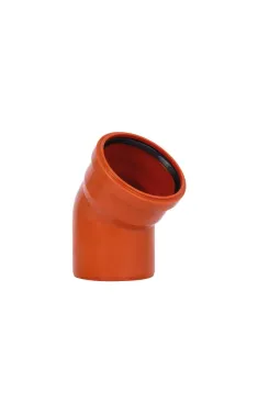 Коліно KG System d110×45°, з ПВХ для каналізаційних труб Ostendorf-OSMA