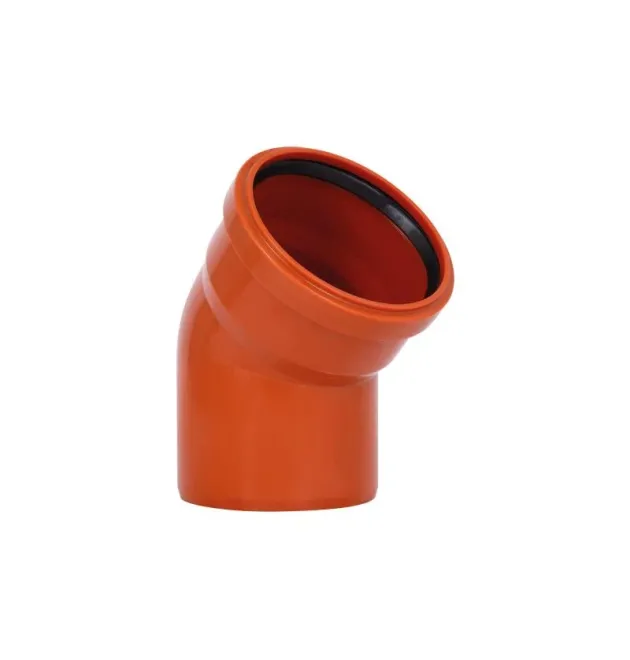 Коліно KG System d110×45°, з ПВХ для каналізаційних труб Ostendorf-OSMA фото - 1