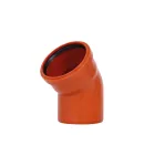 Коліно KG System d110×45°, з ПВХ для каналізаційних труб Ostendorf-OSMA фото - 3