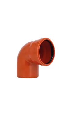 Коліно KG System d110×87°, з ПВХ для каналізаційних труб Ostendorf-OSMA