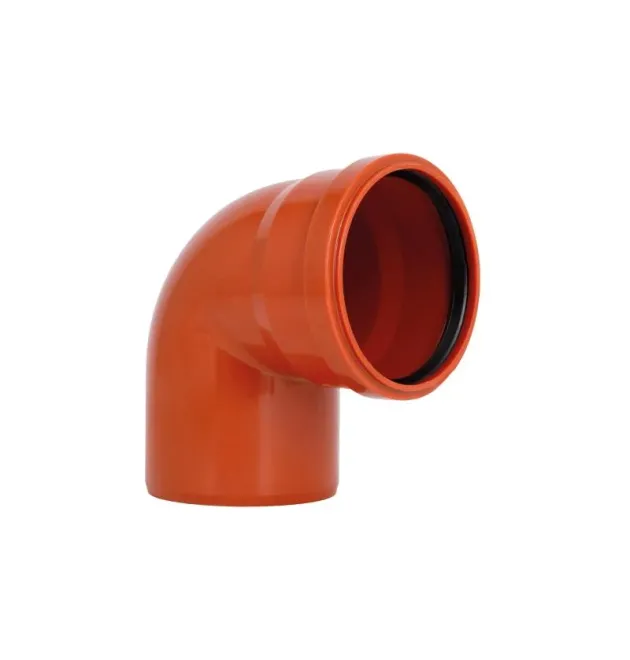 Коліно KG System d110×87°, з ПВХ для каналізаційних труб Ostendorf-OSMA фото - 1