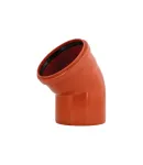 Коліно KG System d160×45°, з ПВХ для каналізаційних труб Ostendorf-OSMA фото - 3